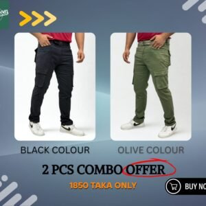 Premium 6 Pocket Cargo Gabading | Olive+Black